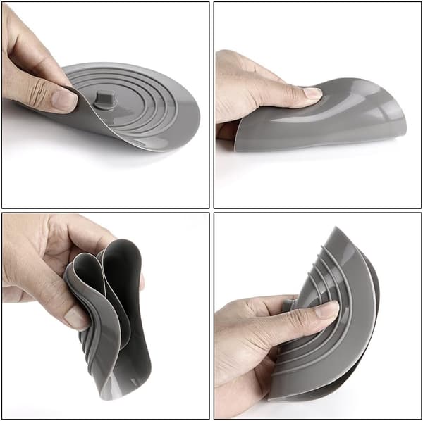 2-pak 15 cm Universal Silikone Gummi - Badekarsprop Afløbsdæksel til Køkken Badeværelse Vask Badekar