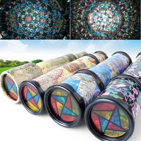 2 st Klassiska Världskaleidoskop, Magiska Kaleidoskop, Bästa Födelsedagspresent av G