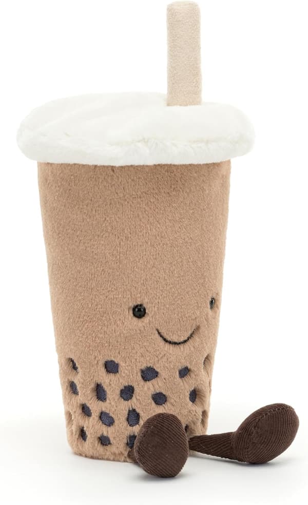 Amuseables Bubble Tea -pehmolelu, 8,5 tuumaa | Juomapehmolelu | Hauska lahjaidea