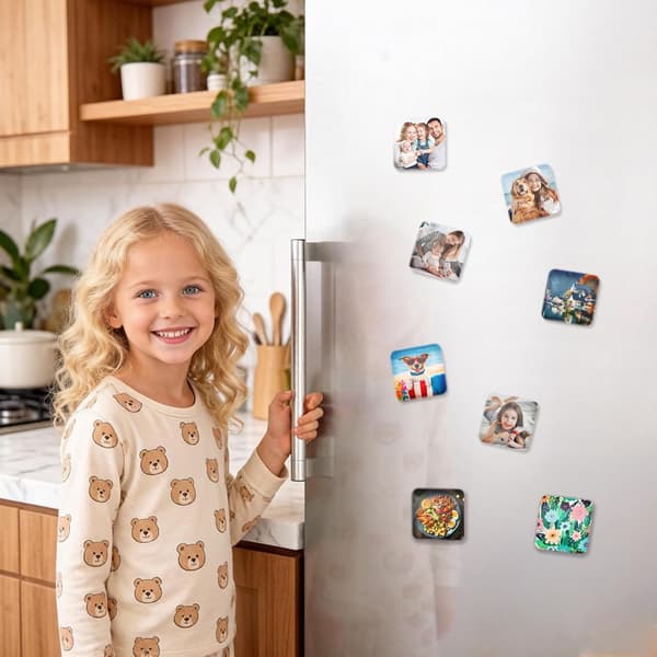 24 magneter for tilpasset design, fotomagnet, personlig sett