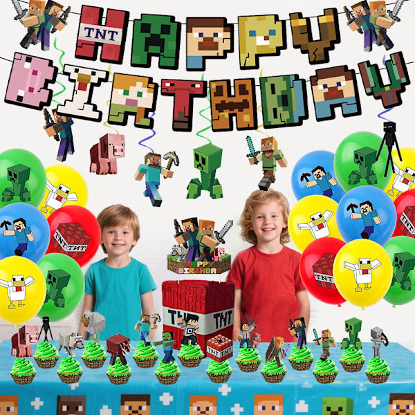 My World Temafest Banner Dekorationssett