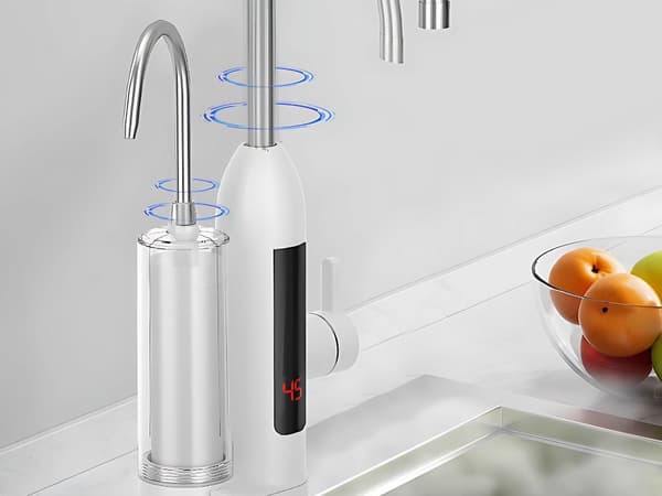 Vandvarmer 3000 W - Vandhane med LCD-display 1476