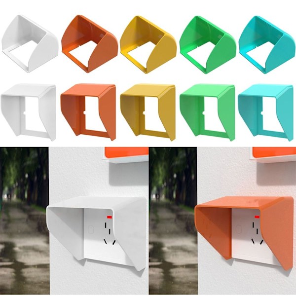 Strömbrytarskydd utomhusuttag Vattentät box GUL1 gul1 yellow1 yellow1