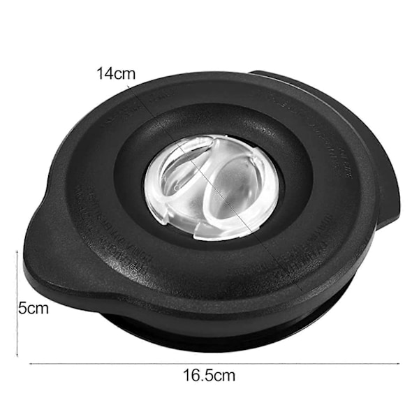Blenderlåg med vægt, fødevaregodkendt, aftageligt låg, BPA-frit, tåler opvaskemaskine, blenderbeholderdele, juicerlåg til Oster Pro