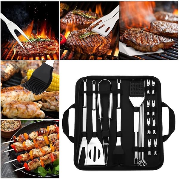 20 osaa Grillaustyökalusarja, BBQ-työkalusarja, grillivälineet