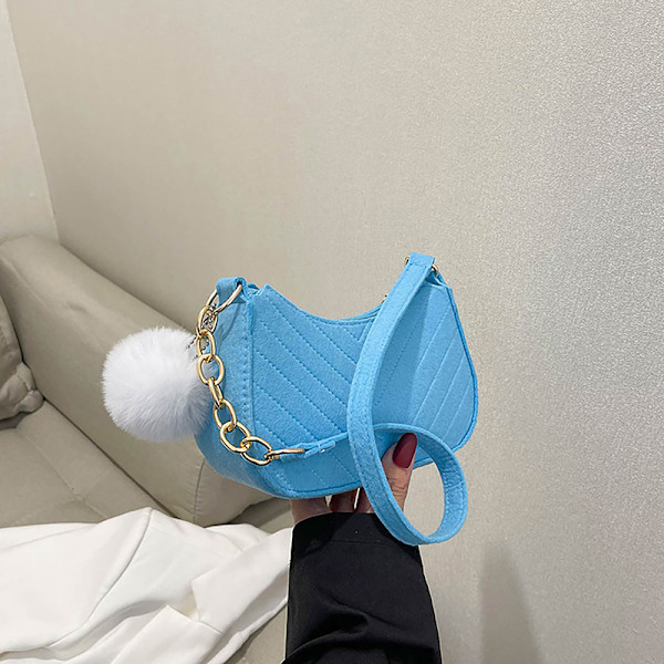 Mode Dam Handväska Enfärgad Casual Mini Armhåleväska Fema Gray
