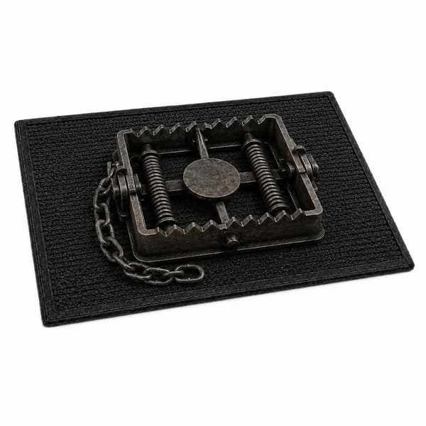 3D Fälla Visuell Badrumsmatta i Kiselgur, Absorberande Halkfri Dörrmatta för Badrumsingång 5 80*120cm