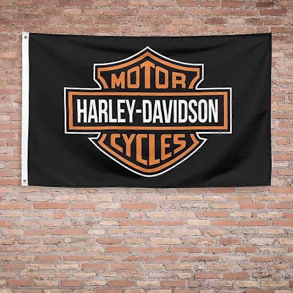 För Harley Davidson-fans 3x5 ft Flagga Banner