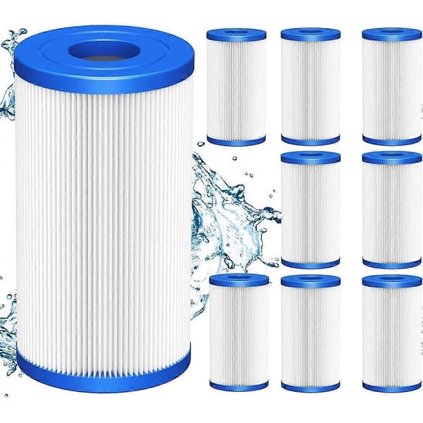 FÖRPACKNING 5\" X 2.5\" Vattenfilterbyte-Patron Kompatibel med de flesta kallbadssystem, isbad, ispod Blue & white
