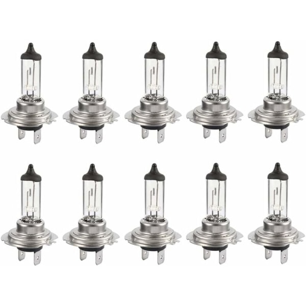 10pcs LED Halogen Bulbs 12V H7 55W Long Life White White Light Bulbs / Cross Lights for Car