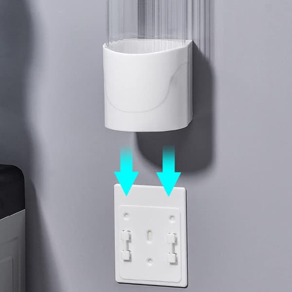 Engångskoppsdispenser, Koppsdispenser, Väggmonterad Platsbesparande Koppsdispenser