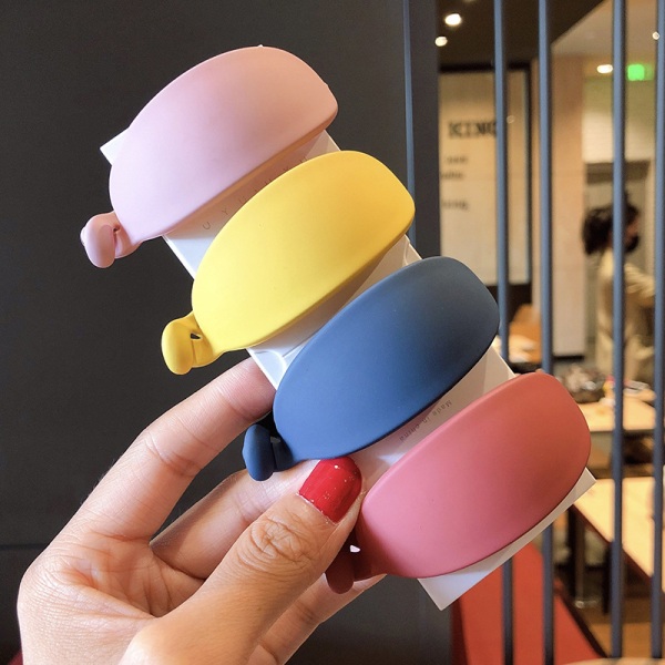 Bananhårklemmer Franske hårklemmer Matte klo klemmer No Slip Bananklemme Banankam klemme Candy Color Hårklemmer Interlocking hestehale klemme Bananhårklemmer til fint hår til kvinder Piger, 7 stk.