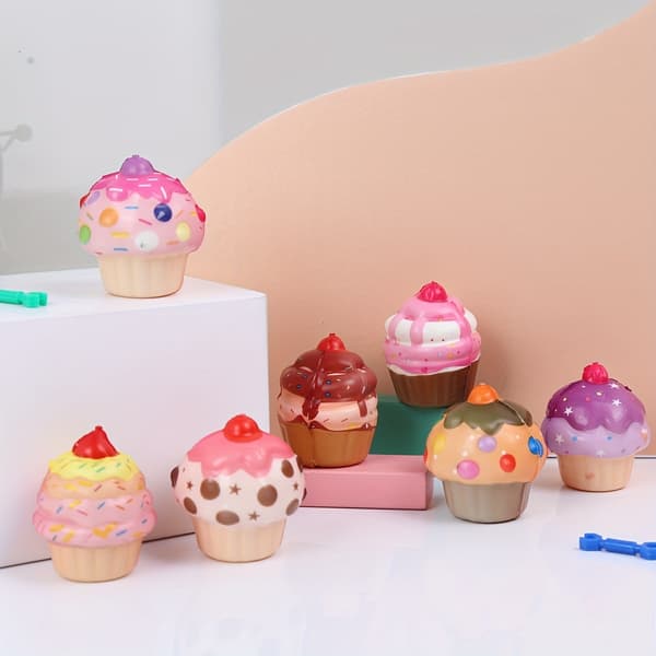 20 stk. Mini Kage Squishy Legetøj – Blødt Dessert Fidget Legetøj til Børnefester 20pcs