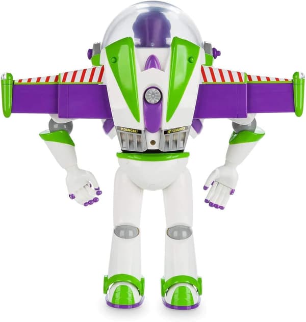 Buzz Lightyear Interaktiv Snakkende, Har 10+ Engelske Fraser, Samhandler med Andre Figurer og Leker
