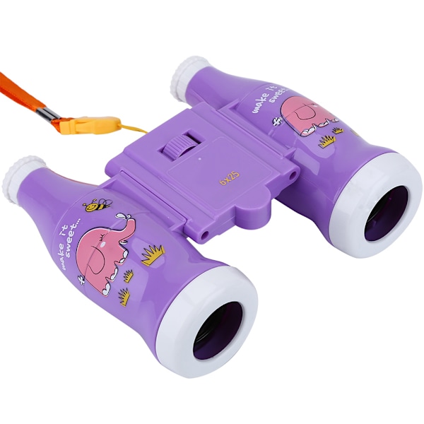 Times Mini Kevyet Kiikarit Hihnalla Lasten Opetuslelut (Violetti)