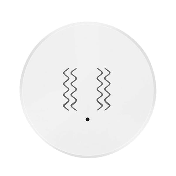 Tuya ZigBee Smart Vibrasjonssensor Sanntidsovervåking Dør Vindusdeteksjon Alarm Smart Sikkerhet