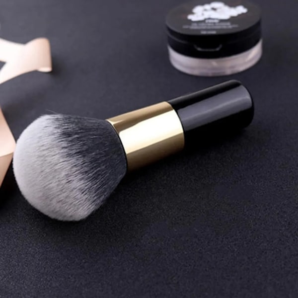 Foundation Makeup Borste, Tjock Syntetisk Premium Borst, Idealisk för Krämiga, Puderformiga, Flytande Foundations