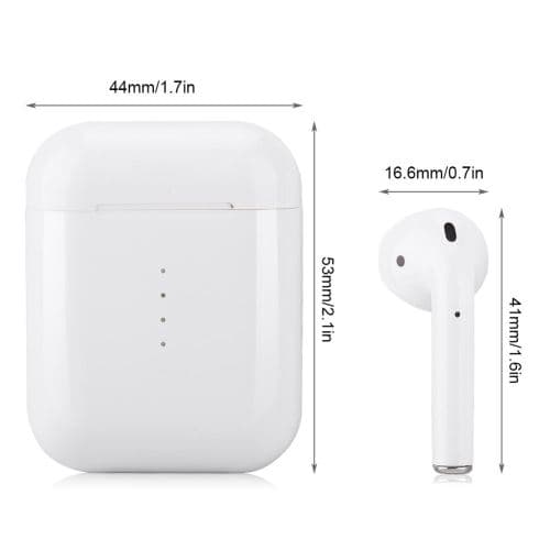 i10 TWS Bluetooth 5.0 Trådløse Øretelefoner Mini Headset Håndfri