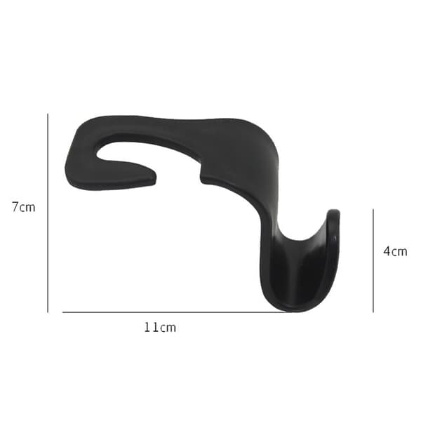 4-pack bil nackstöd krok dold säteskrok multifunktionell cr