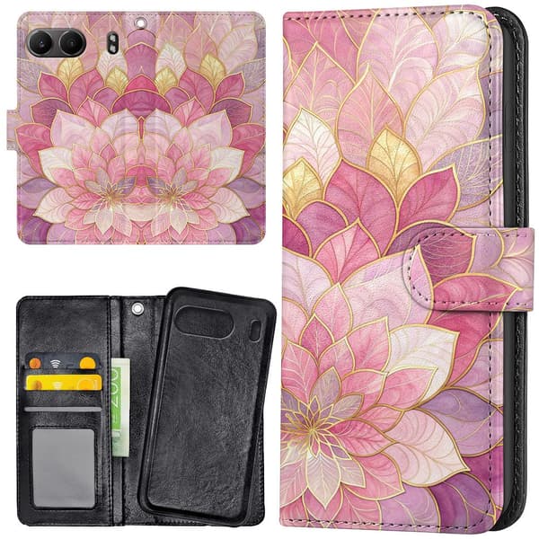 OnePlus Nord 4 - Lommebokveske/deksel Blomst{f3} 150