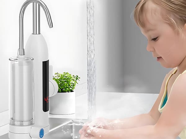 Vandvarmer 3000 W - Vandhane med LCD-display 1476