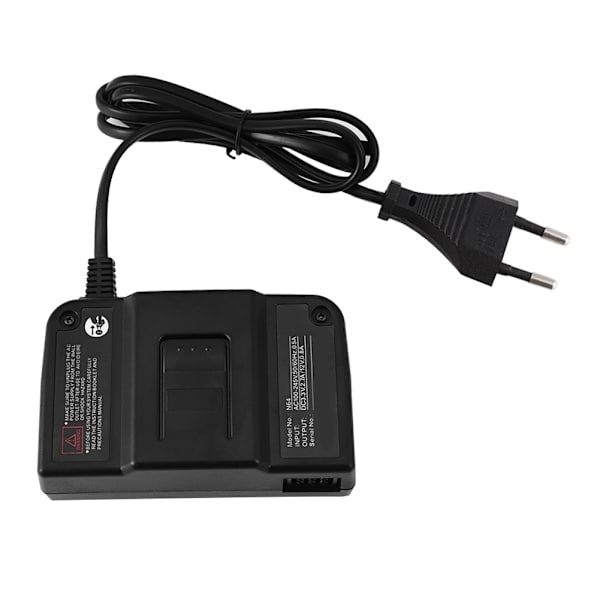 Ersättningsströmadapter AC-adapter Hög Effektivitet Säkerhetsskydd för Nintendo 64 N64 EU