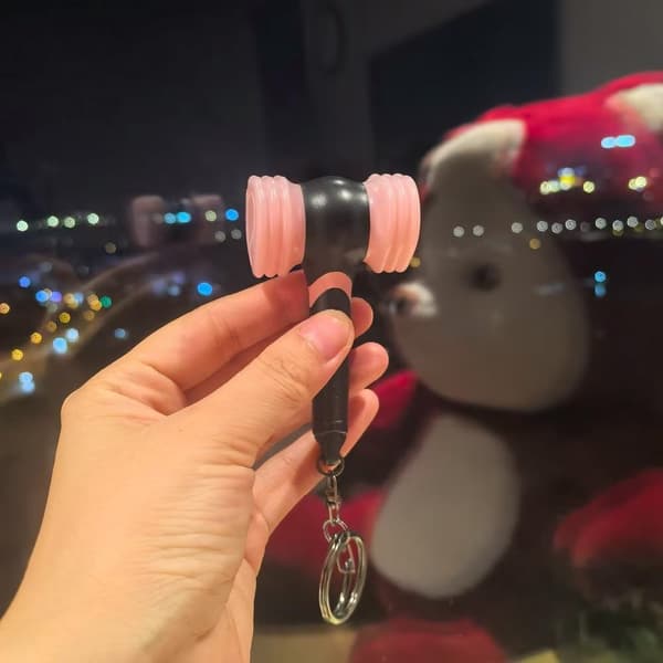 BLACKPINK Mini Light Stick Nøglering, Lysende K-Pop Fan-vedhæng, Sød Samlerobjekt Taske-charm og Gave til Fans