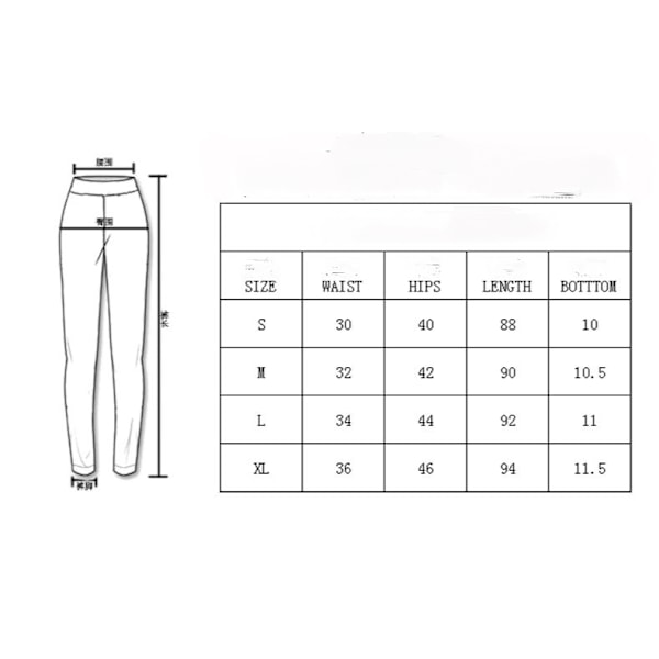 Yogabukser med lommer til kvinder Højtaljede europæiske og amerikanske udendørs løbe sports fitness leggings til kvinder XXL (sort)
