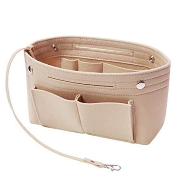 Researrangör Håndtaske Filtpose BEIGE beige