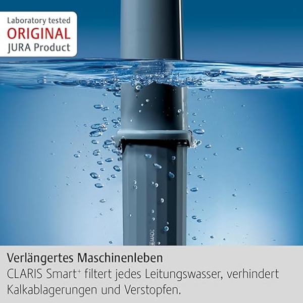 Jura 24233 Claris Smart+ filterpatronsæt med 3 stk., plastik, grå