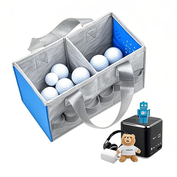 Golftaske – Multi-lomme organizer til udstyr og tilbehør Green