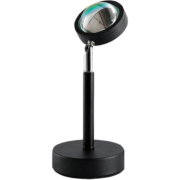 Solnedgångslampa Projektionsspotlight med Fjärrkontroll RGB 16 Färger, 360 Graders Rotation
