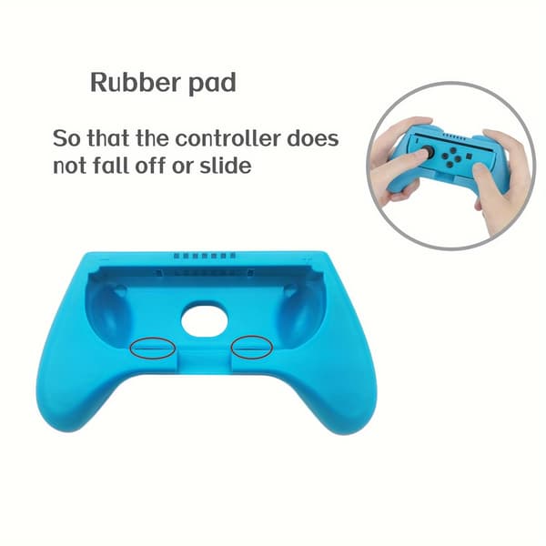 Switch Controller Greppfodral – Halkfritt Skyddsfodral för Switch & OLED Red+Blue