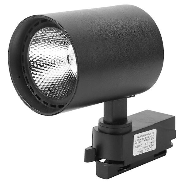 20W LED Spårbelysning COB Lampa Takspotlight Klädbutik Spotlight Vägglampa för Väggkonstutställning Butik (Svart)