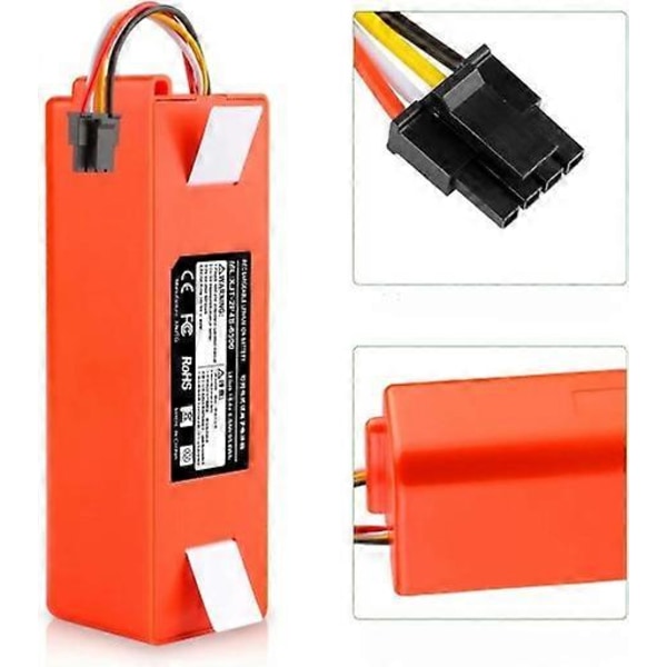Batteri för Xiaomi Roborock S5 S6 * 14.4v 5200mah