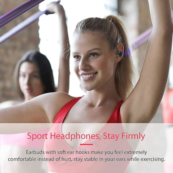 Bluetooth Headset True Wireless Hörlurar med Laddningsbox Ipx7 Vattentätt Stereo Headset