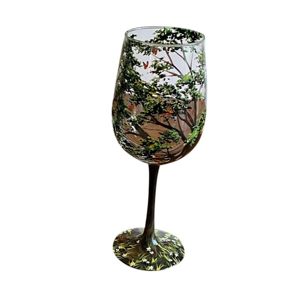 Four Seasons Tree Vinglas Säsongs Glas Cup SOMMAR SOMMAR summer