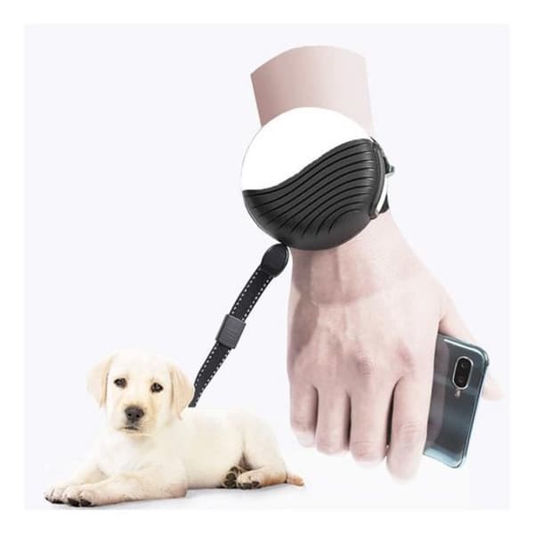 Infällbart hundkoppel Handsfree infällbart hundkoppel 3m