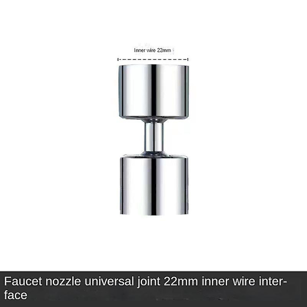 Spray för köksblandare 3 lägen - 360 graders munstycke för köksblandare, förlängning av köksblandare (silver)