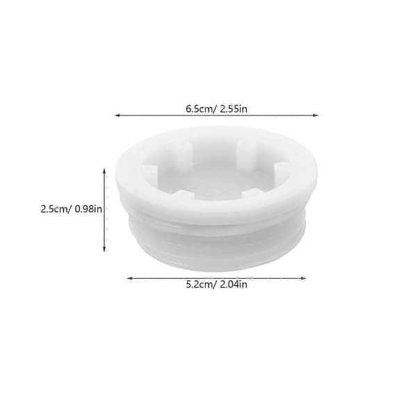 200L trommelplugghetter 10 stk. tett forsegling for industrielle brukere hvite plastfathetter