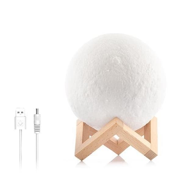 Lampe - Månelampe - 8 cm - Justerbar farge