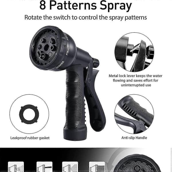 Pocket Hose Copper Bullet Expanderbar Trädgårdsslang Mönster Tum Spray 25 Ft Patenterad Blyfri Ultralätt Solid Koppar