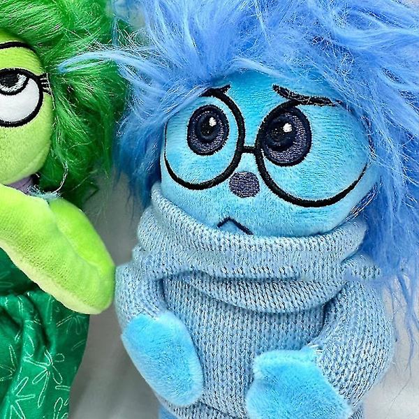 6* Inside Out 23cm Glad Rädsla Plyschleksaker Barnens Dockor Plysch Actionfigurer