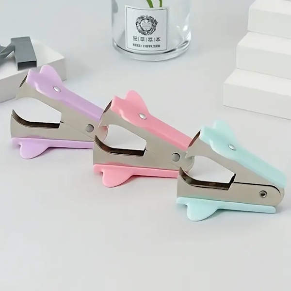 Effektiv Mini Stiftfjerner - Bærbar, Design i forskjellige Macaron-farger, Rustfritt stål.