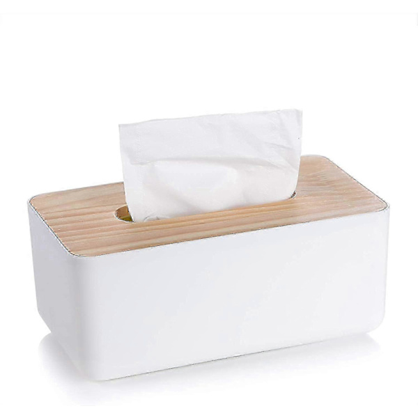 Servietboks Rektangulær servietboks Papirservietboks Bambus servietboks Rektangulær servietboks Holder (shikai)