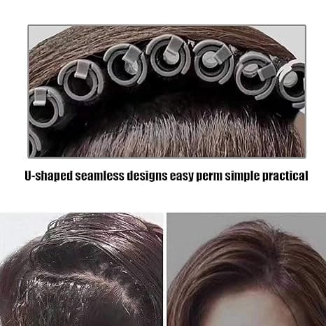 20 kpl hiuspermanenttitikkuja, muoviset hiuspermanenttitikut Fluffy Perm Rod Curle