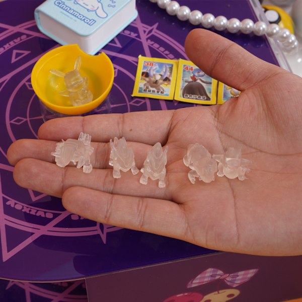 Elfboll Handmodell Avancerad Boll Mästarboll Staty Transparent Pikachu Leksak Pokeball【Box of 30 pieces】