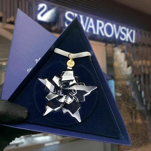 SWAROVSKI 2021 Begrenset opplag pynt, klare krystaller
