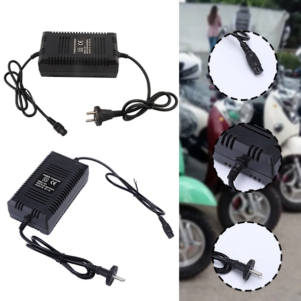 36V batterioplader med EU-stik, batterioplader med multipel beskyttelse til bly-syre batteri EU plug