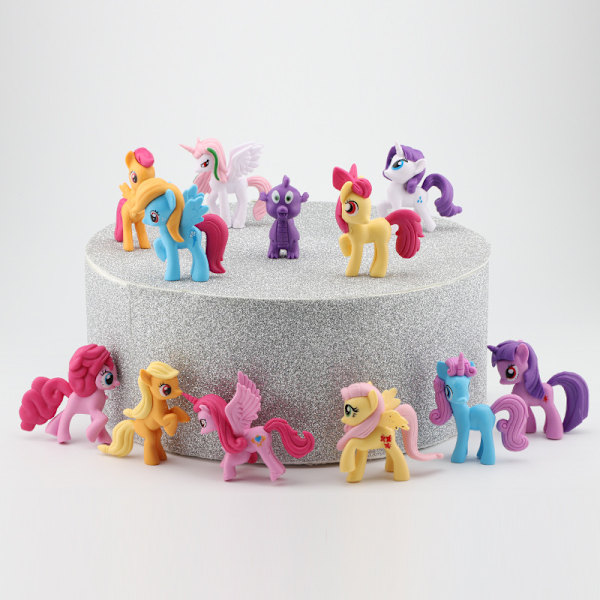 12-delars set med My Little Pony-dockor